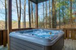 Great mountain views from hot tub